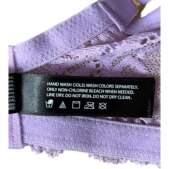 Natori 741299 Feathers full figure underwire bra purple size 34D - Picture 8 of 9